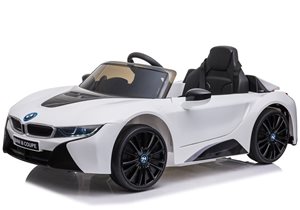 BMW ספורט כולל מושב עור ,שלט וגלגלי גומי אמיתיים 12 וולט - רכב ממונע לילדים